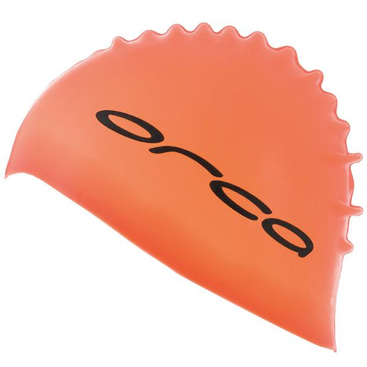 Orca Silicone Swim Cap - Orange