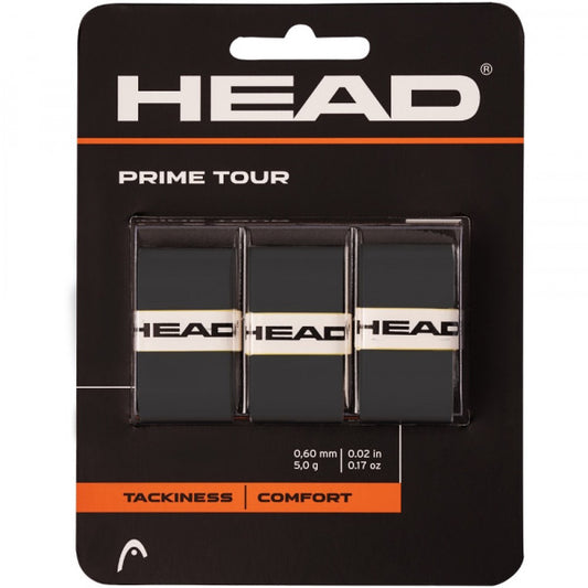 Head Prime Tour Overgrip - Black