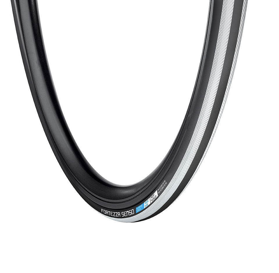 Vredestein Fortezza Senso All Weather Superlite Tyres - 23mm White/Black