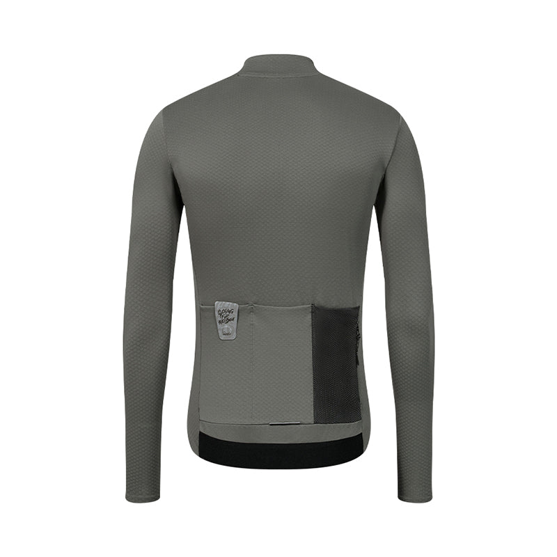 Santic Fusu Thermal Long Sleeve Jersey - Army Green