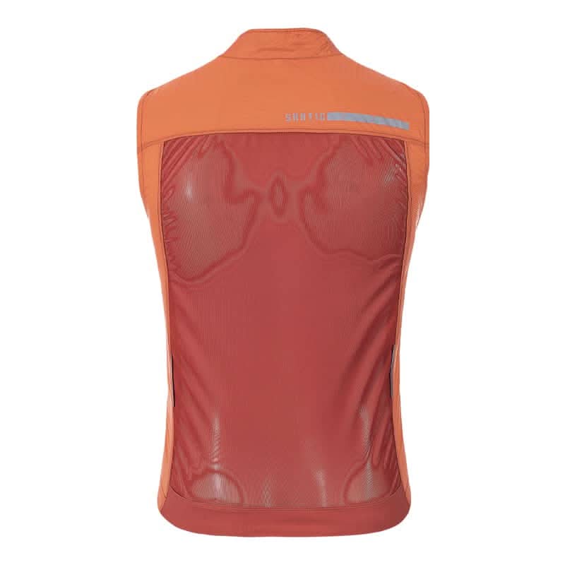Santic Mario Lightweight Wind Vest - Orange