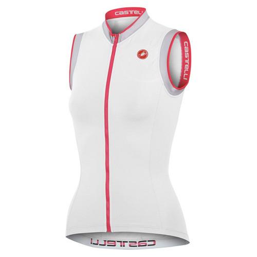 Castelli Womens Perla Sleeveless Jersey - White