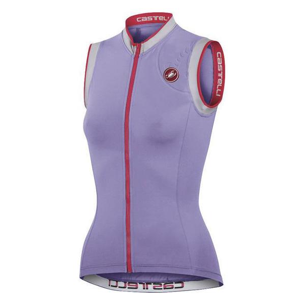 Castelli Womens Perla Sleeveless Jersey - Wisteria Purple