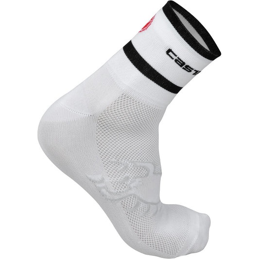 Castell Logo 9 Socks - White