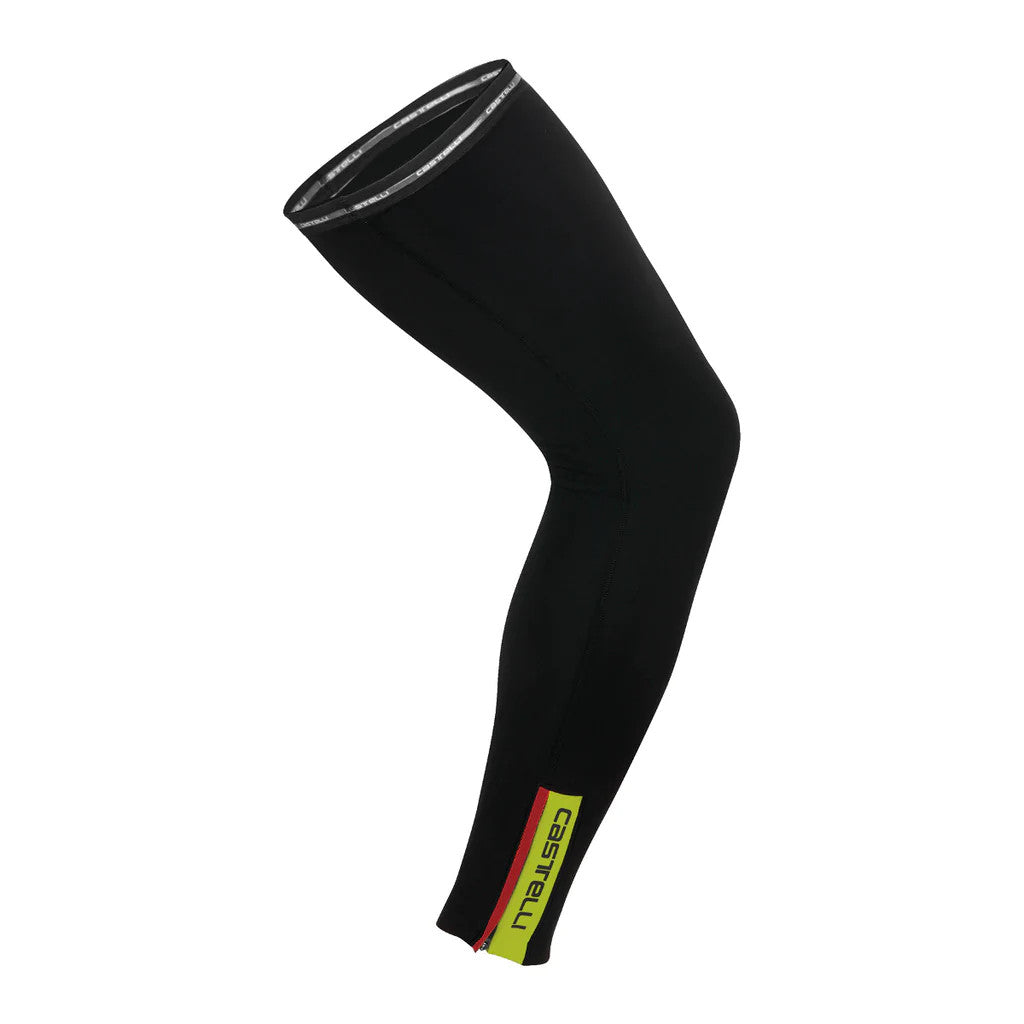 CASTELLI Thermoflex Leg Warmers - Black Yellow