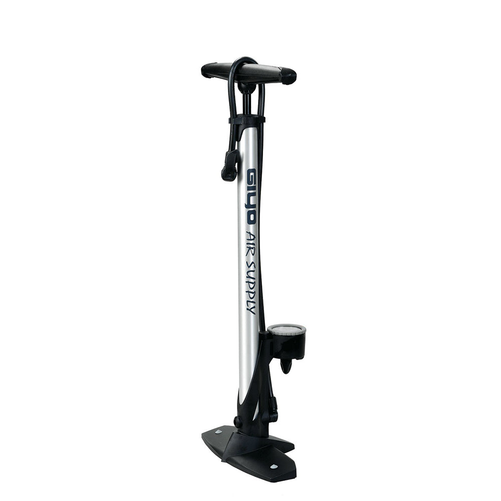 Giyo Air Supply Floor Pump - Silver