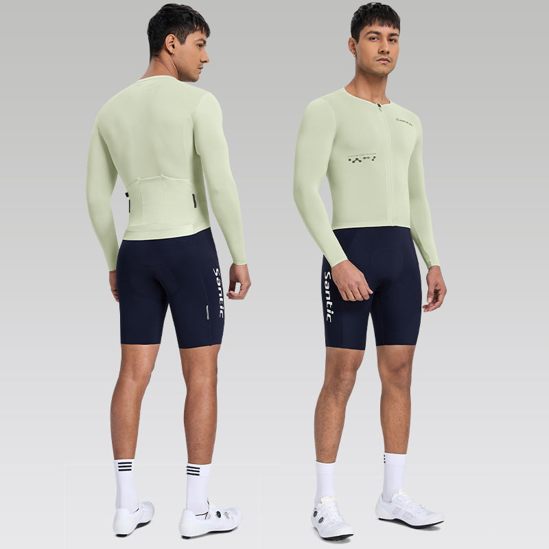Santic Fusheng Long Sleeve Jersey - Green