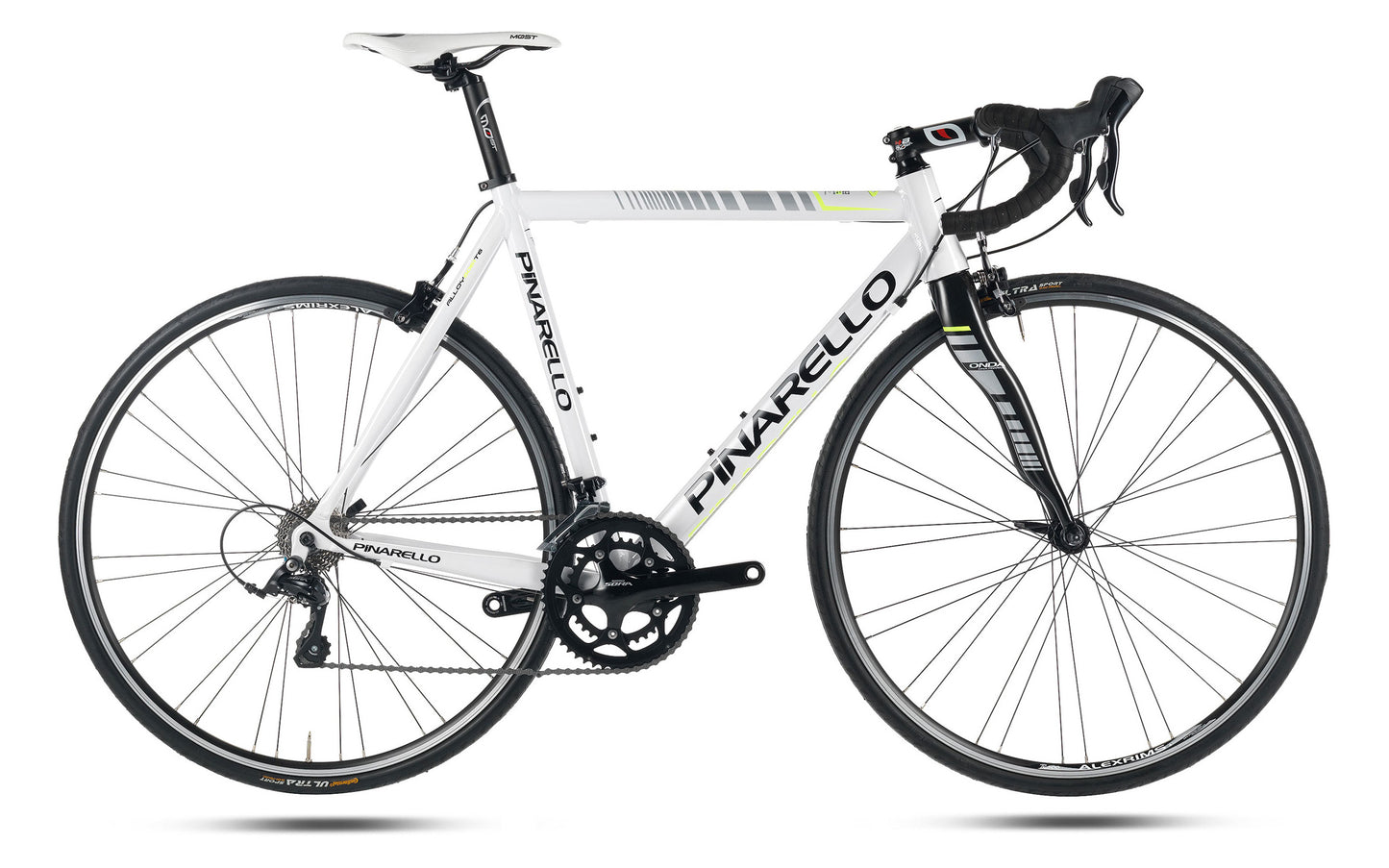 Pinarello Prima Alloy Frameset - 504 White/Yellow