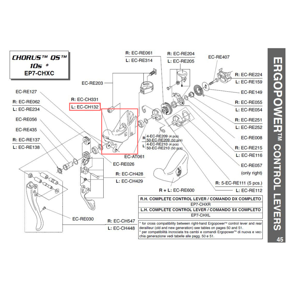 Campagnolo Genuine Spare Part EC-CH132