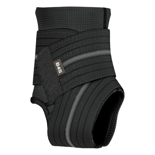 Shock Doctor Ankle Sleeve With Compression Wrap - Black