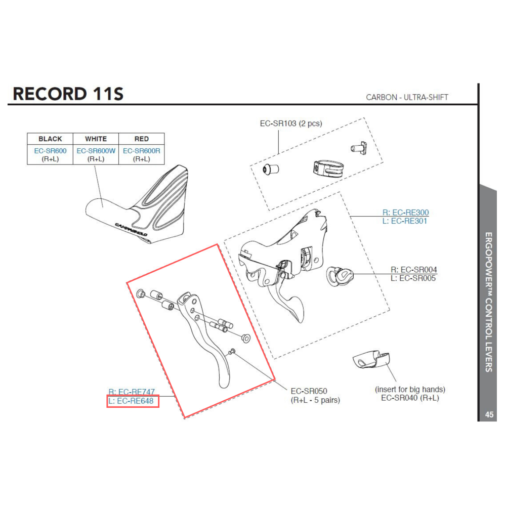 Campagnolo Genuine Spare Part EC-RE648