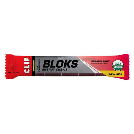 Clif Shot Block Energy Chews - Strawberry