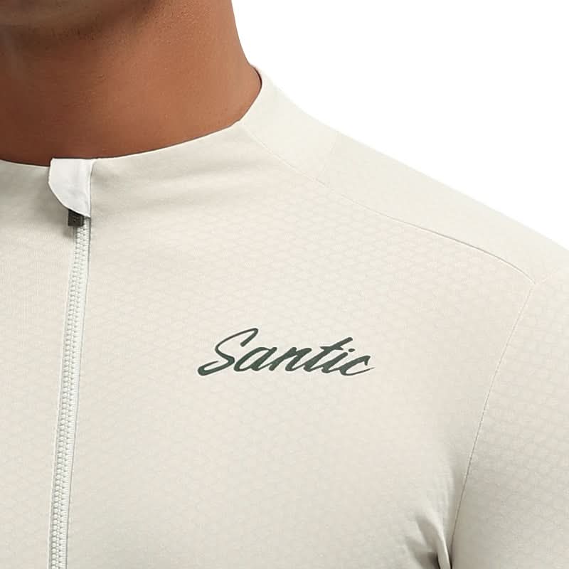 Santic Fusu Thermal Long Sleeve Jersey - Light Green