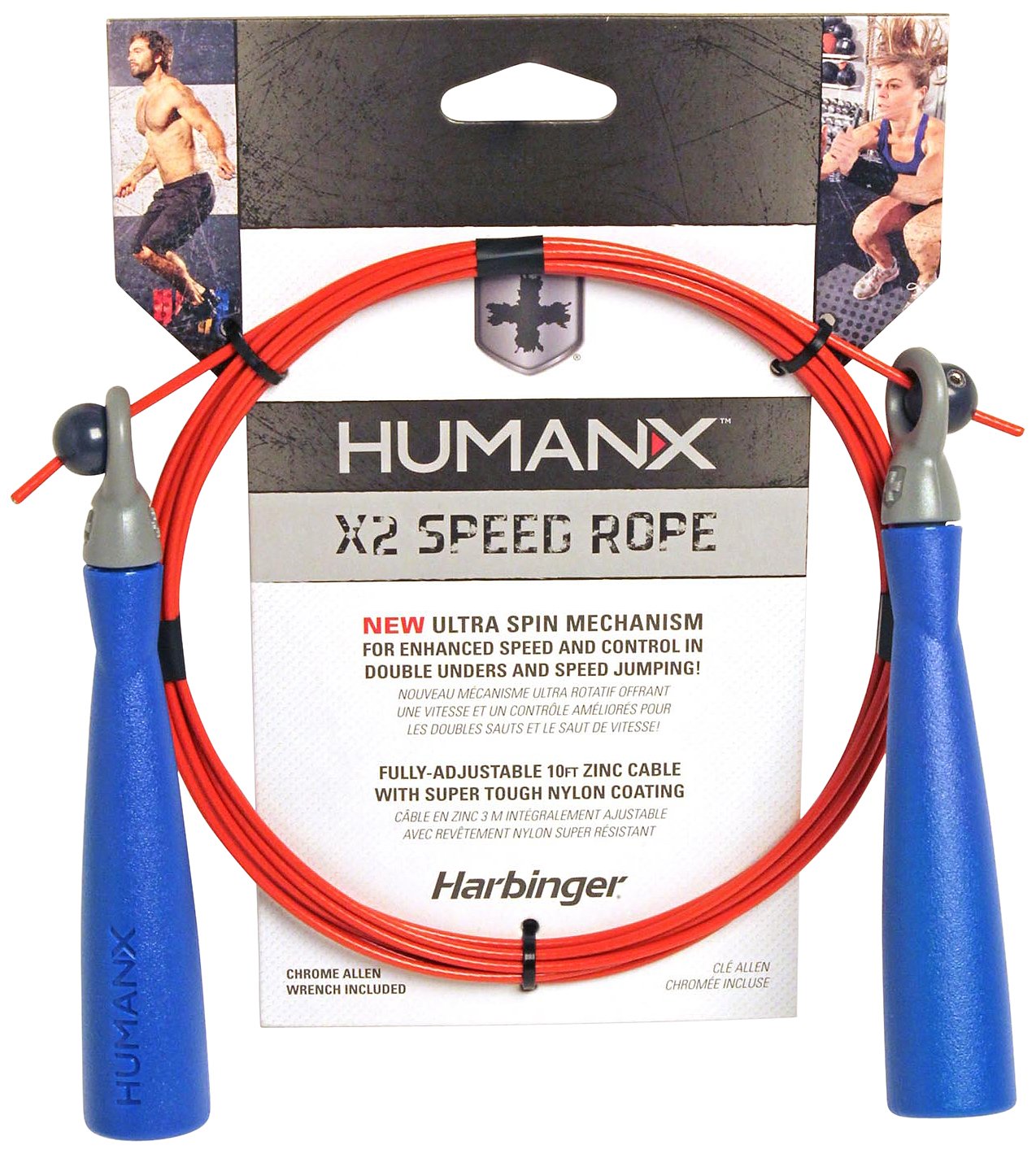 Harbinger HumanX X2 Speed Skipping Rope