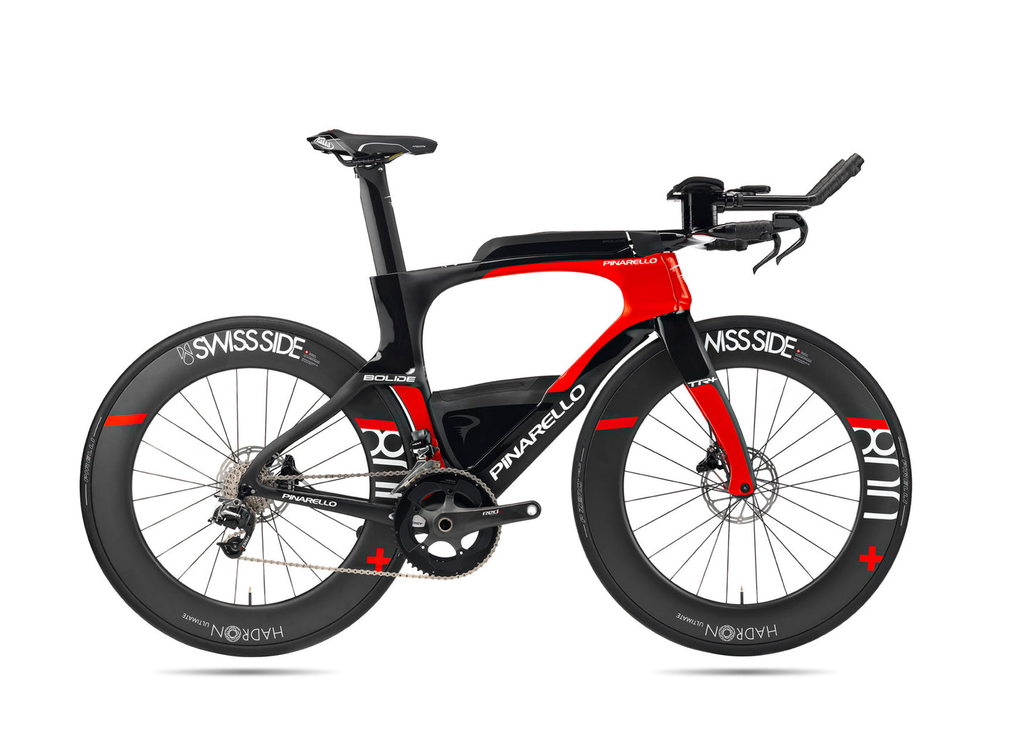 Pinarello Bolide TR+ Plus Frameset - 829 Black Red