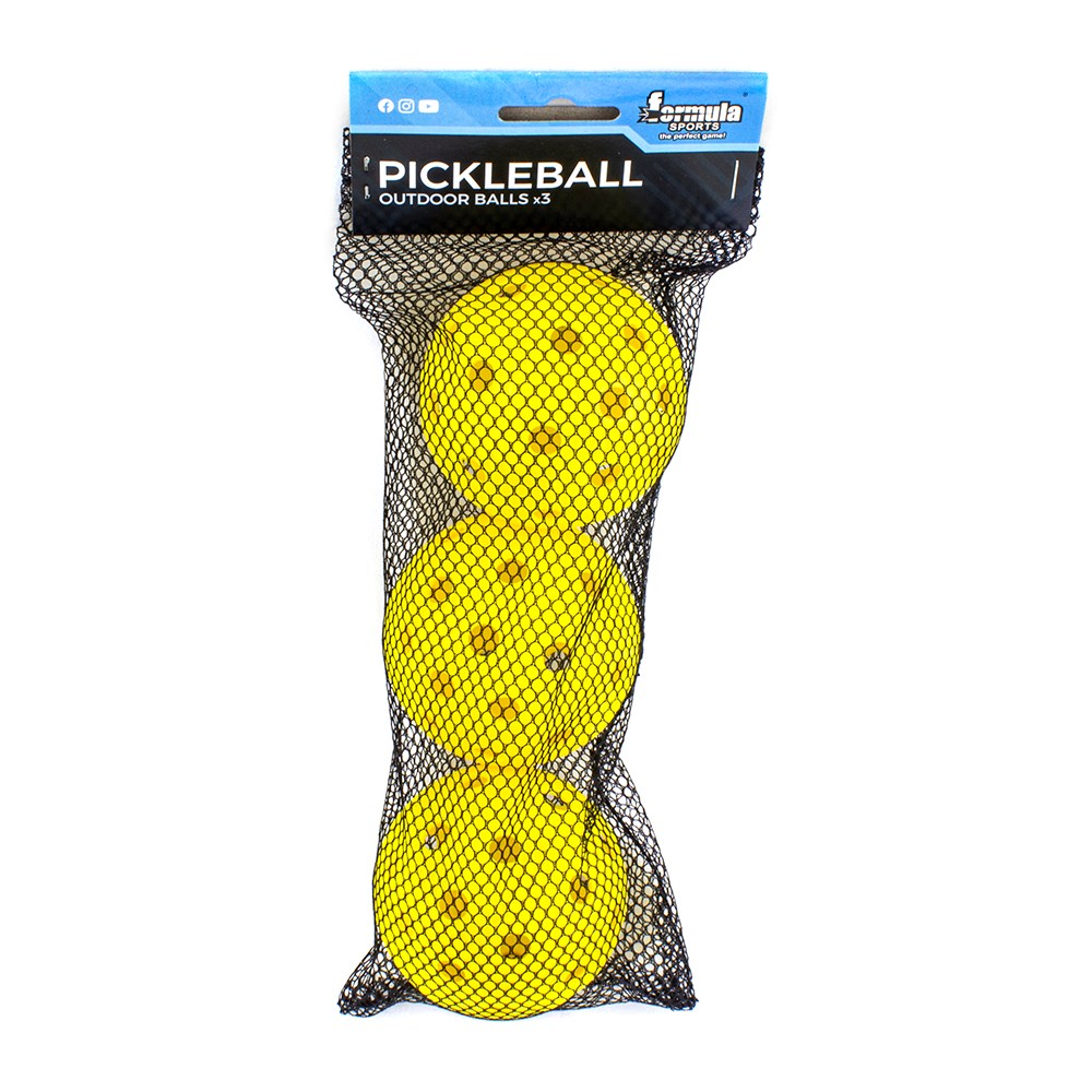 Formula Sports Pickleball Outdoor Balls - 3 Pack
