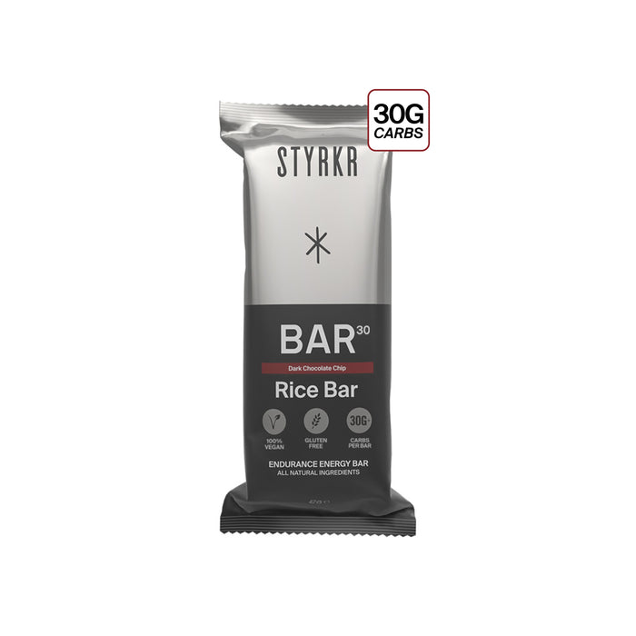 Styrkr BAR30 High Carb Rice Energy Bar - Chocolate Chip