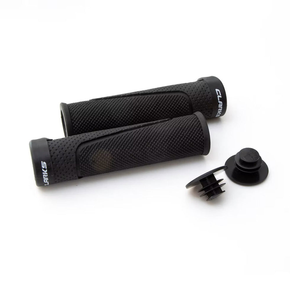 Clarks Lock On MTB Grips - Black