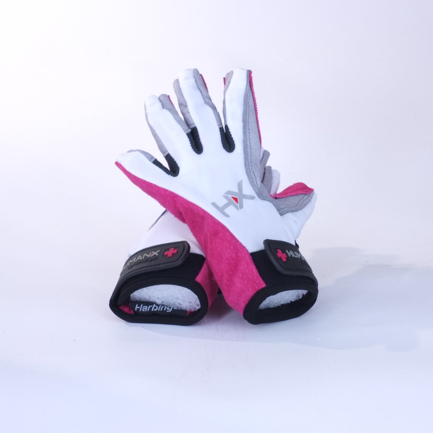 Harbinger HumanX Women's X3 Competition Weight Lifting Gloves - Pink / Grey