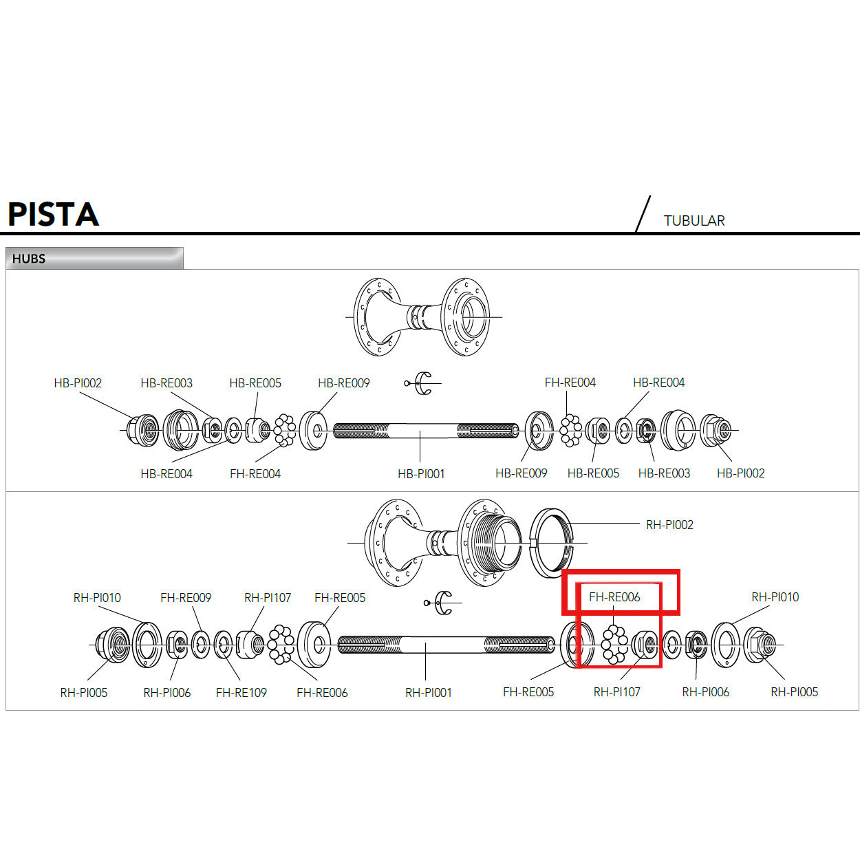 Campagnolo Genuine Spare Part FH-RE006