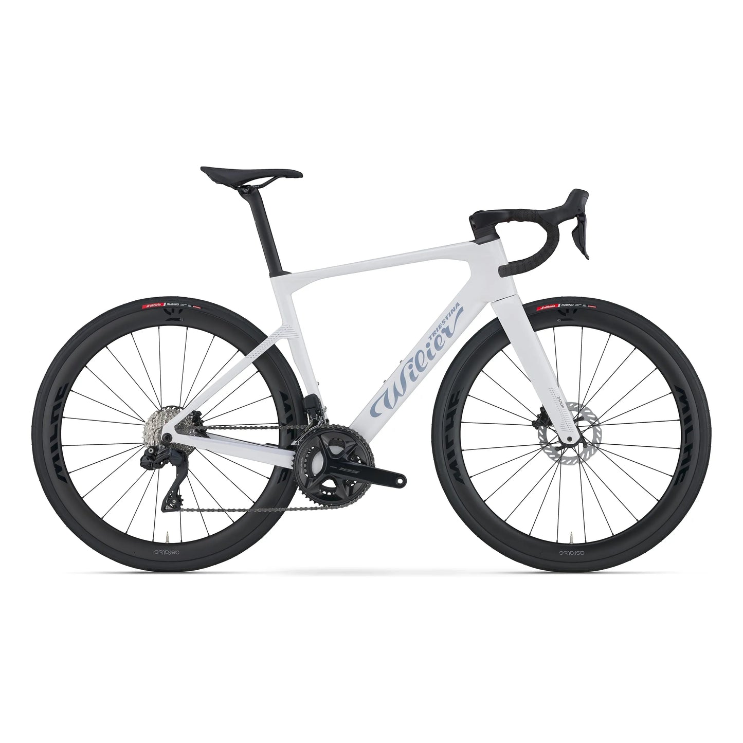Wilier Rapida 105 Di2 Bike - Weekend White Glossy