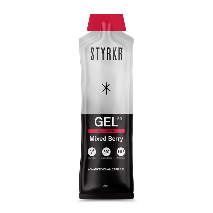 Styrkr Gel50 Dual-Carb Energy Gel - Mixed Berry