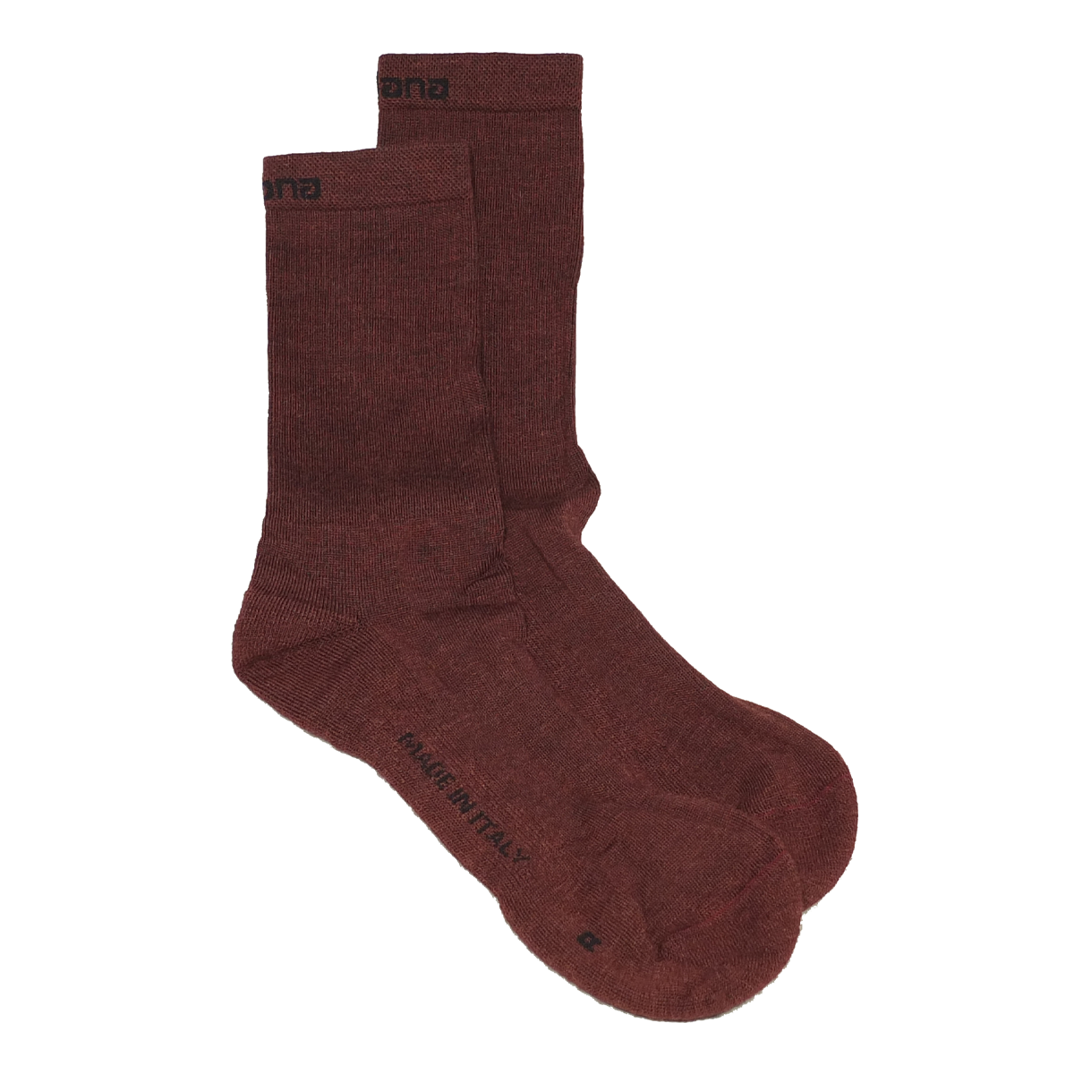 Giordana Tall Merino Socks - Barolo Red