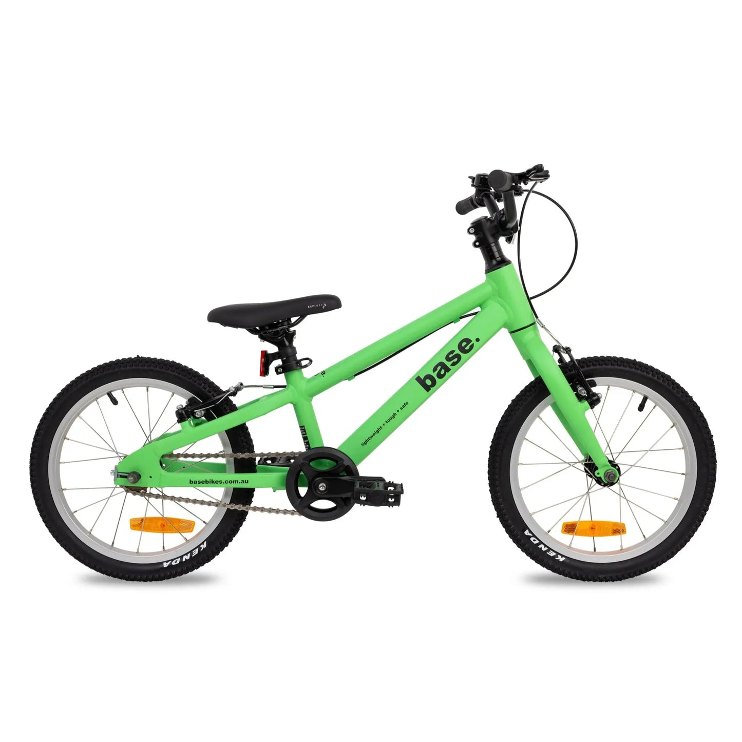 Base Bikes Lightweight 16" Kids Bike - Matte Green