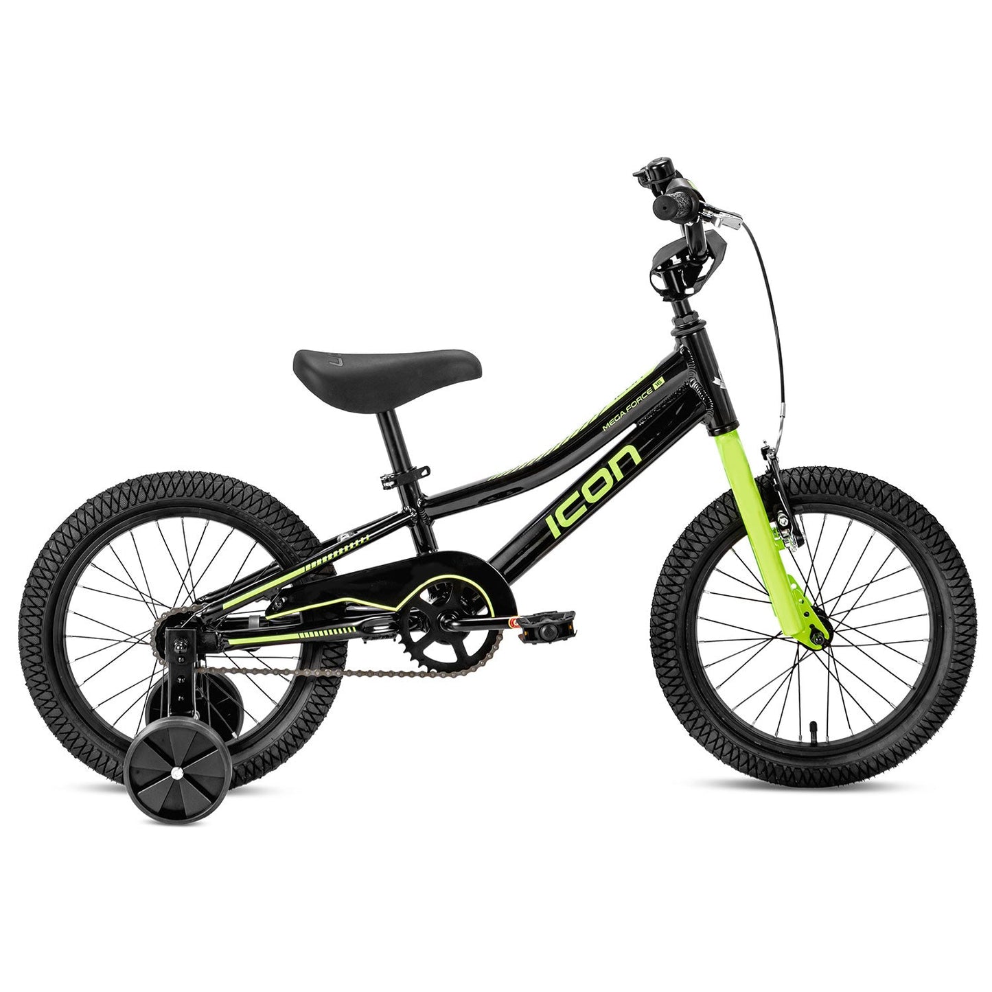 Icon Mega Force 16 Kids Bike - Neon Green