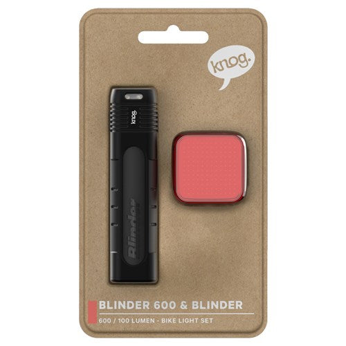 Knog Blinder 600 & Square 100 - Black