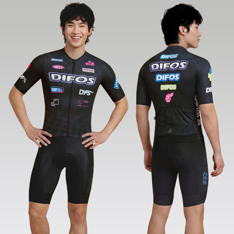 Santic Difos Taddei Jersey - Black