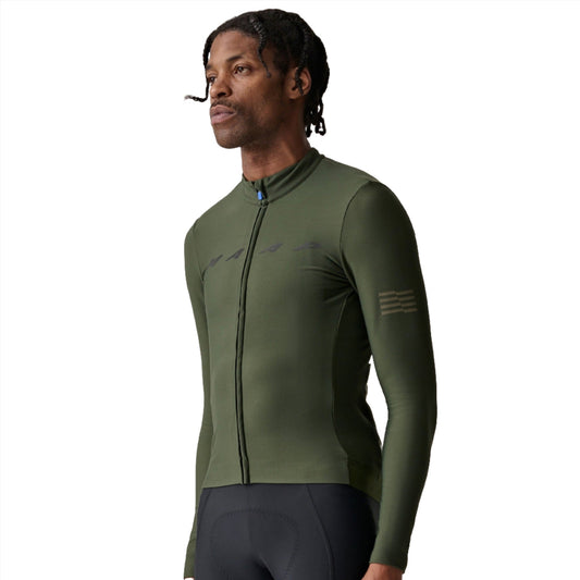 MAAP Evade Thermal Long-Sleeve Jersey 2.0 - Bronze Green