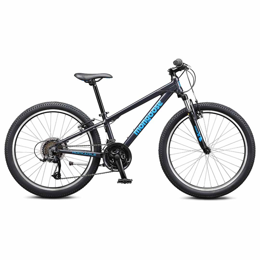 Mongoose Rockadile 24" Kids MTB - Gunmetal