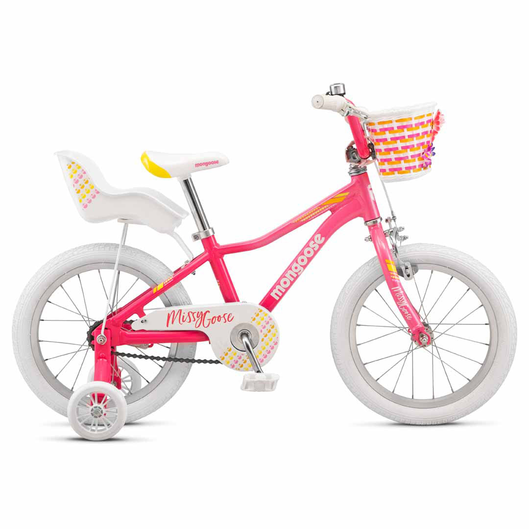 Mongoose MissyGoose 16" Girls Bike - Pink