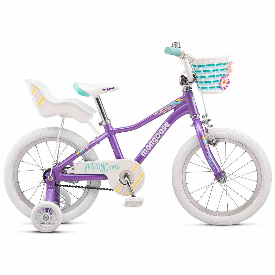Mongoose MissyGoose 16" Girls Bike - Purple