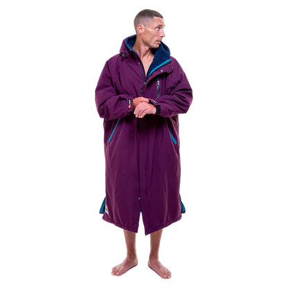 Red Pro Change Robe Evo - Long Sleeve - Mulberry Wine