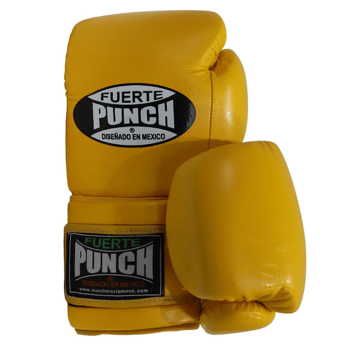 Punch Mexican Fuerte Elite Boxing Gloves - Yellow