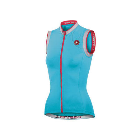 Castelli Womens Perla Sleeveless Jersey - Aqua