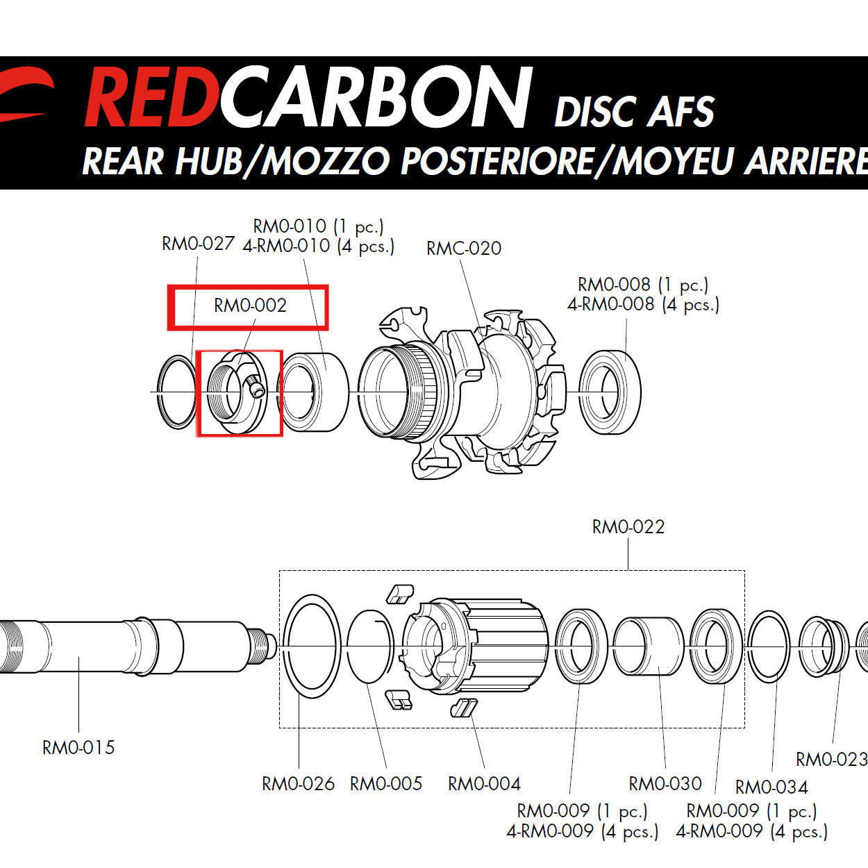 Fulcrum Genuine Spare Part RM0-002