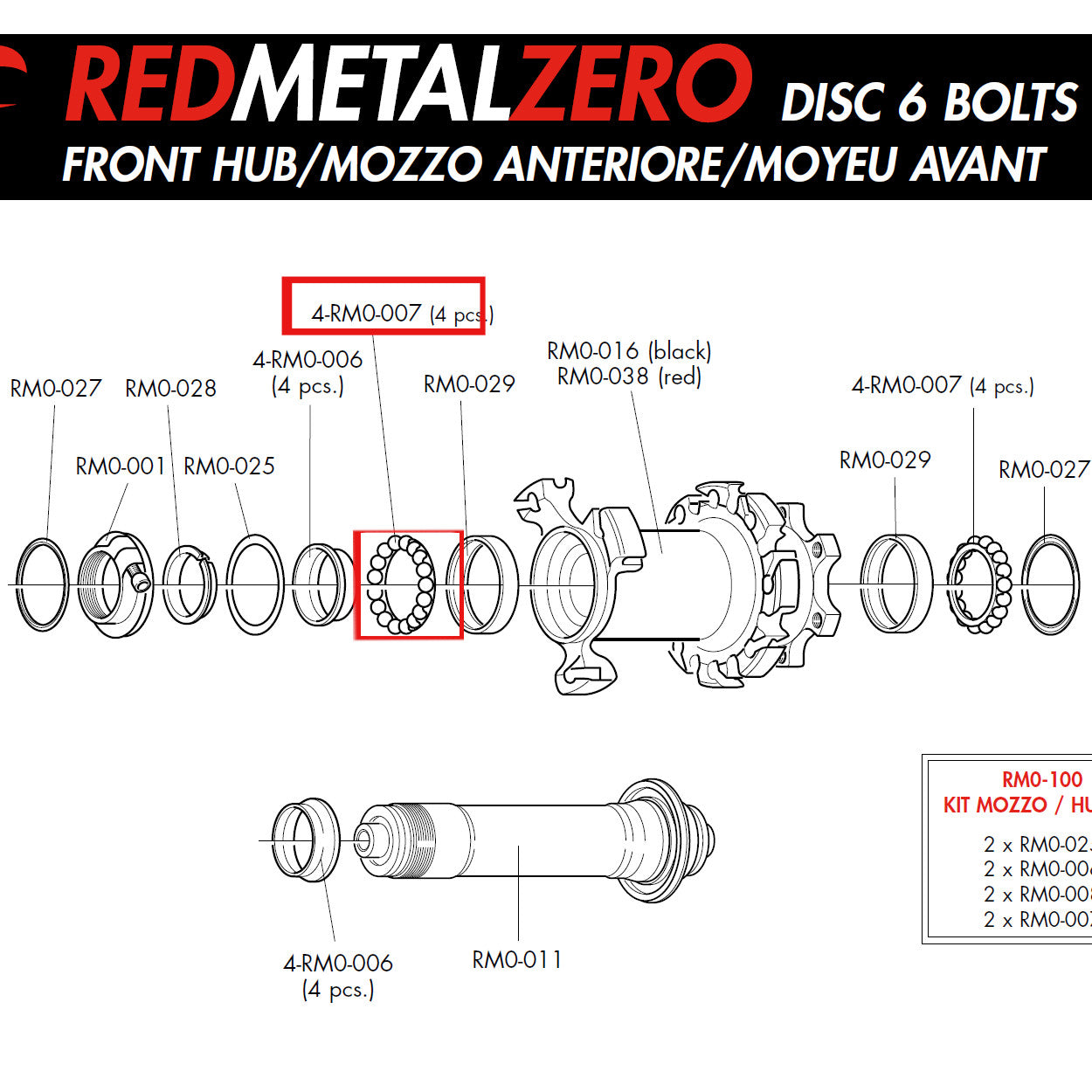 Fulcrum Genuine Spare Part RM0-007