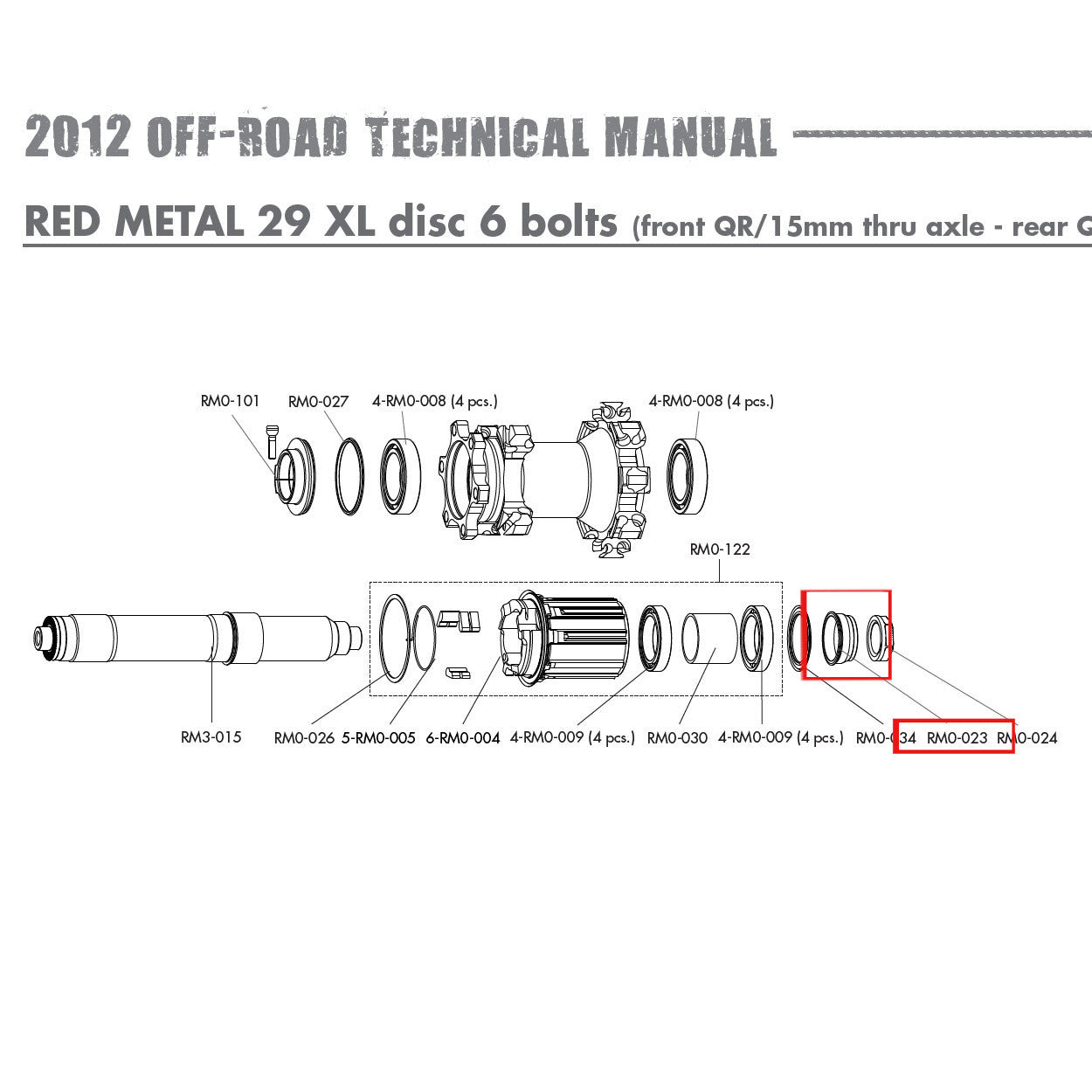 Fulcrum Genuine Spare Part RM0-023