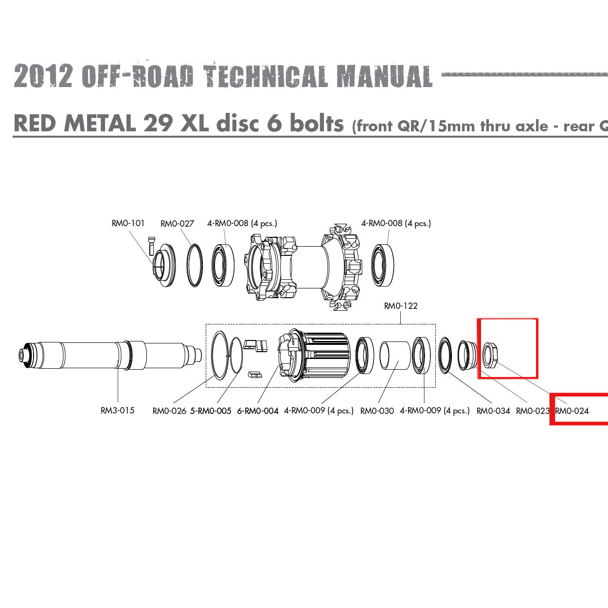 Fulcrum Genuine Spare Part RM0-024