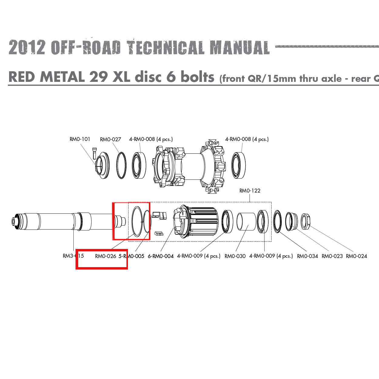 Fulcrum Genuine Spare Part RM0-026
