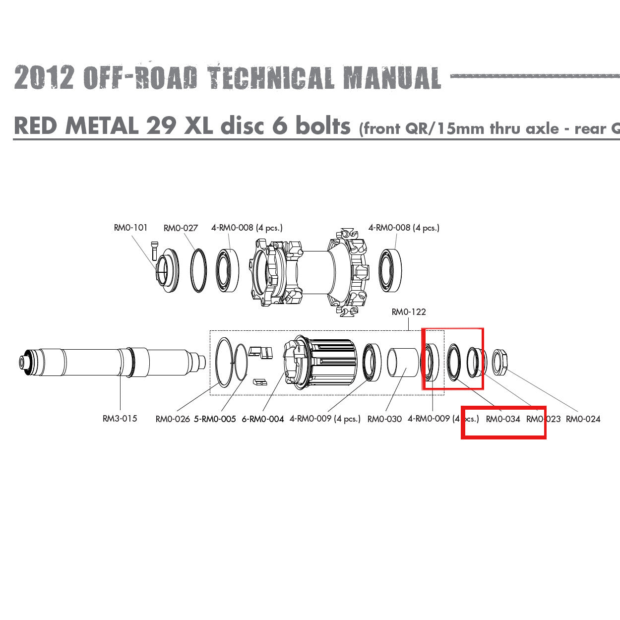 Fulcrum Genuine Spare Part RM0-034
