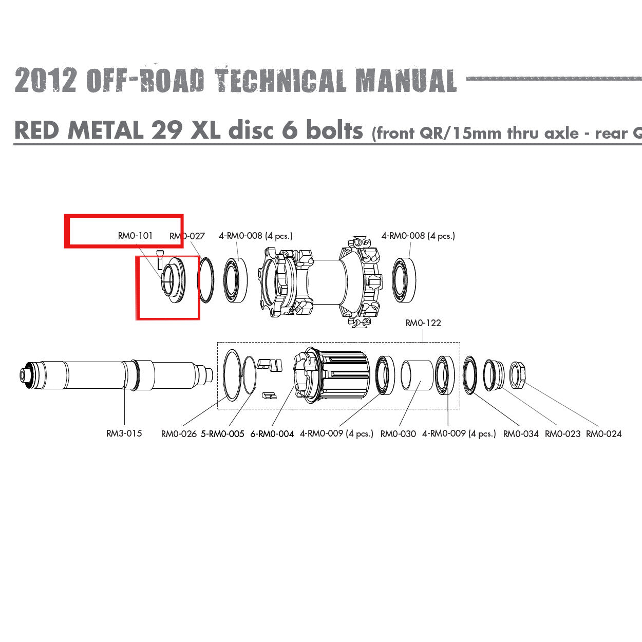 Fulcrum Genuine Spare Part RM0-101