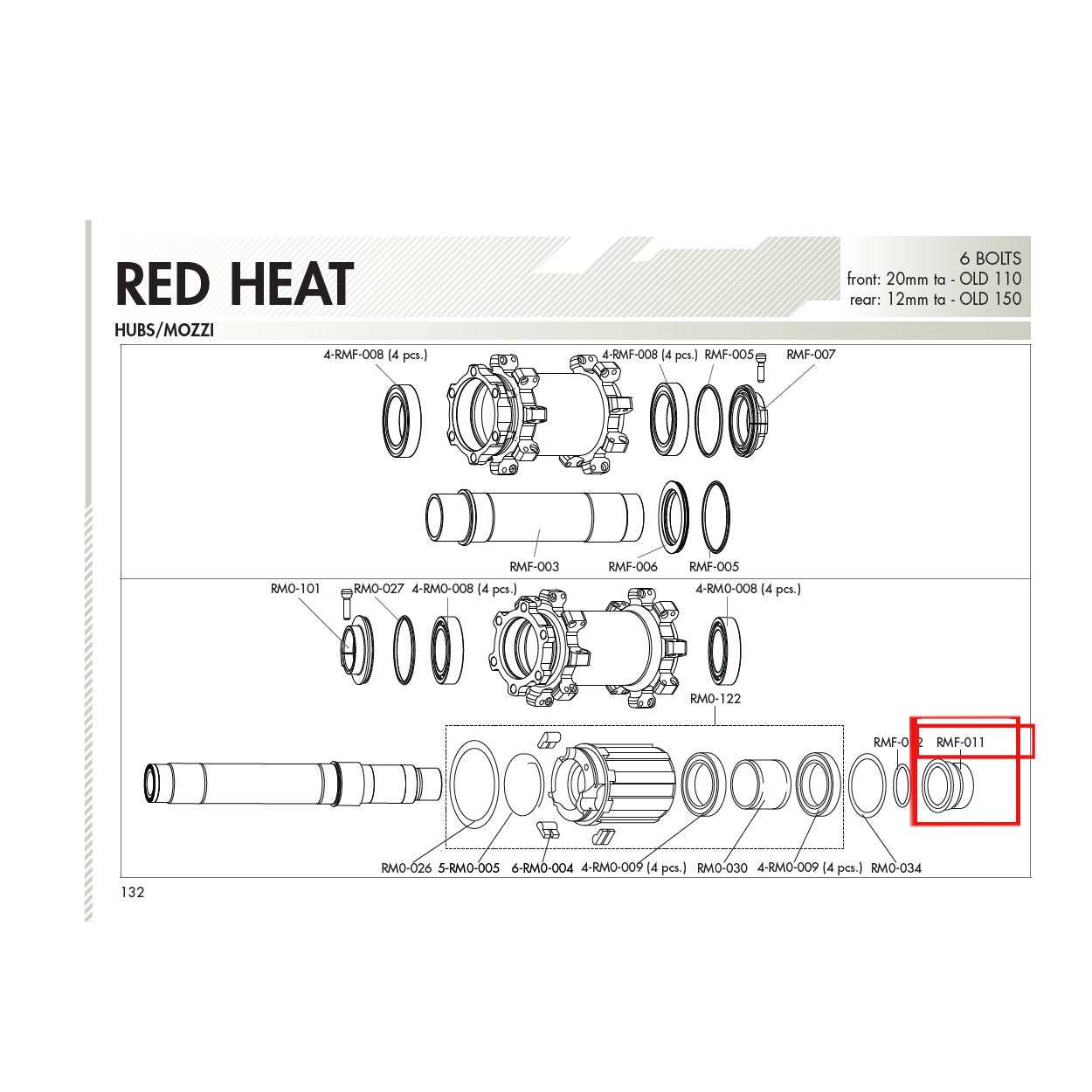 Fulcrum Genuine Spare Part RMF-011