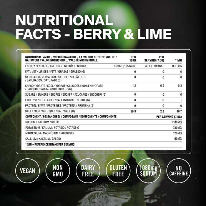 Styrkr SLT+ High Strength Electrolyte Hydration Mix - Berry Lime