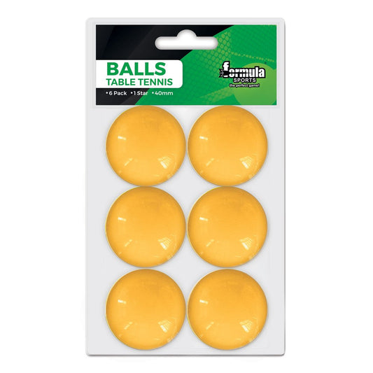 Formula Sports Balls 6pk - Orange