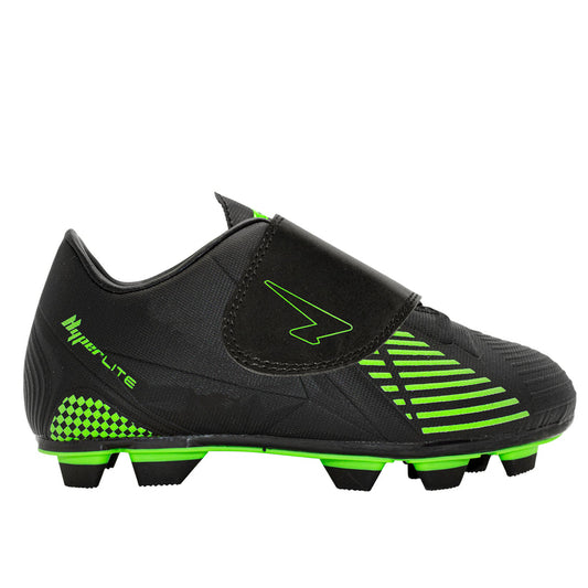 Sfida Vector Junior Vel Footy Boots - Black/Green