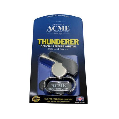 Acme Whistles Thunderer Metal 477/58.5 Finger Grip - Silver